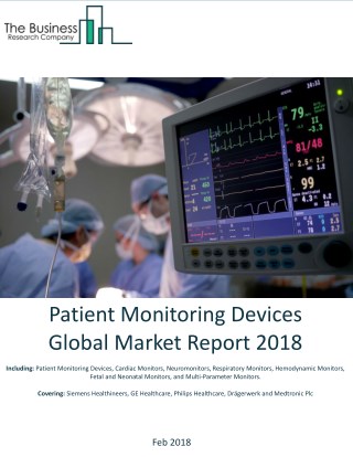 Patient Monitoring Devices Global Market Report 2018