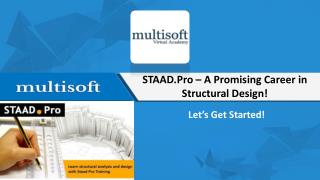 Say Yes to The STAAD Pro Training To Head for A Rewarding Career