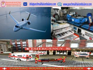 Emergency Air Ambulance Service in Bagdogra with ICU