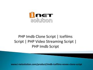 PHP Imdb Clone Script | Icefilms Script