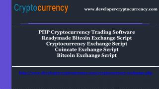 Readymade Bitcoin Exchange Script | Bitcoin Exchange Script | PHP Cryptocurrency Trading Software