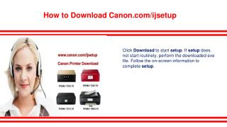 Canon.com/ijsetup-Enter your printer model number