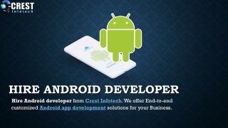 Hire Android developer