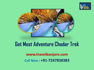 Get Most Adventure Chadar Trek at Travel Banjare