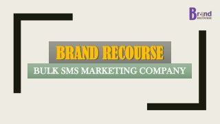 Sms Marketing and Promotional Services at Brand Recourse