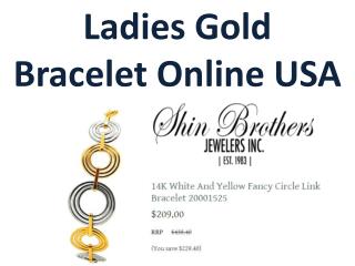 Ladies Gold Bracelet Online USA