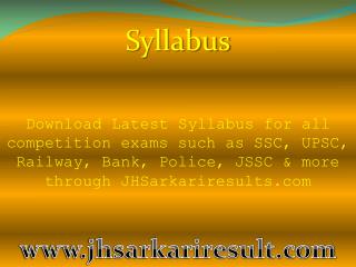 Syllabus