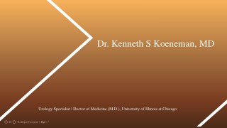 Dr. Kenneth S Koeneman, MD From Oak Brook, Illinois