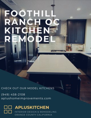 Foothill Ranch OC Kitchen remodel