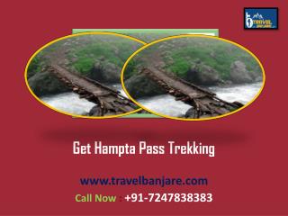 Get Hampta Pass Trekking By Travel Banjare