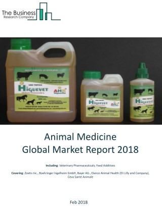Animal Medicine Global Market Report 2018