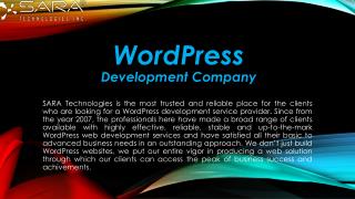 WordPress Development Company