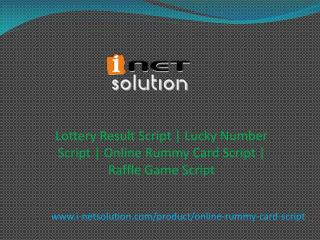 Lottery Result Script | Lucky Number Script