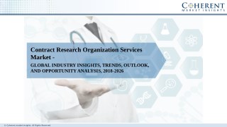 Contract Research Organization Services Market - Industry Size, Growth, Trends, and Analysis, 2018-2026