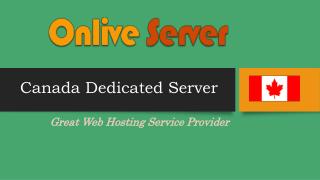 Ultimate Canada Dedicated Server Hosting Plans