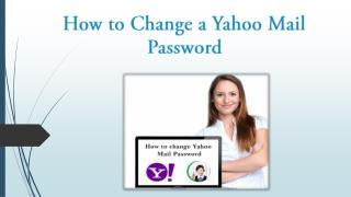 How to Change Your Yahoo Password