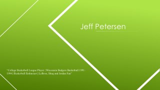 Jeff Petersen - Wisconsin Badgers Basketball Player