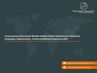 Immunoassay Instruments Market Size to Expand Significantly by the End of 2023