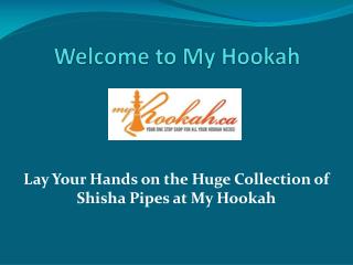 Shisha Pipes and Prayer beads at Myhookah.ca