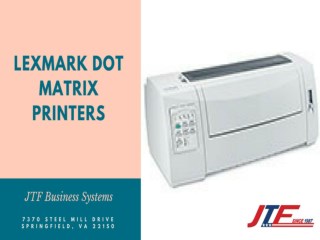 Lexmark Dot Matrix Printers