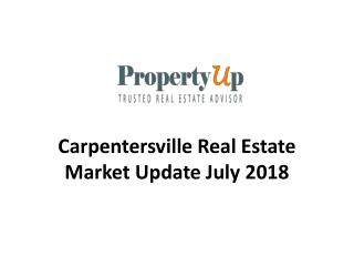Carpentersville Real Estate Market Update July 2018