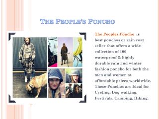 Fashion Poncho online - The Peopleâ€™s Poncho Online