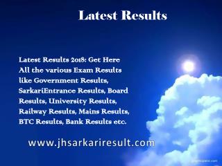 Latest Sarkari Result