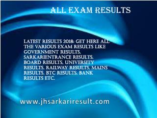 All Exam Result