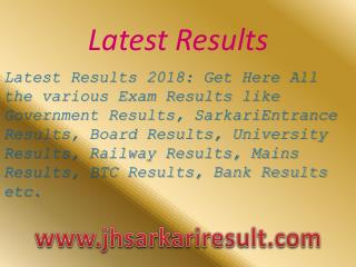 Latest Results