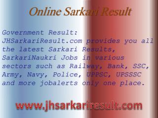 Online Sarkari Result