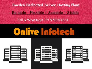 OnliveInfotech Offer Sweden Dedicated Server Plans With Free Setup
