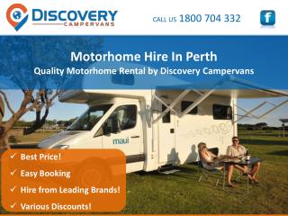 Motorhome Hire In Perth