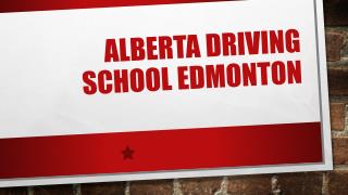 Alberta Driving School Edmonton