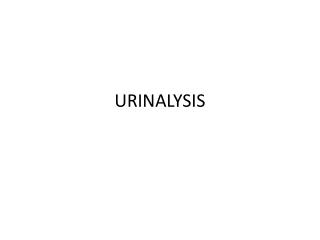 URINALYSIS