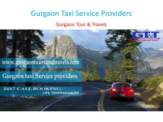 Gurgaon Taxi Service Providers