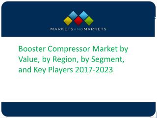 Booster Compressor Market by Value, by Region, by Segment, and Key Players 2017-2023