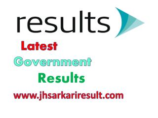 Latest Government Results