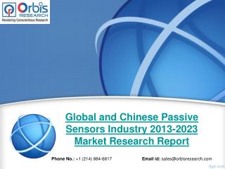 Market Study on Trend of Global Passive Sensors Market Development Research Report -2023