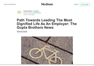 Path Towards Leading The Most Dignified Life As An Employer: The Gupta Brothers News