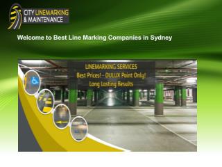 Best Line Marking Companies in Sydney