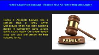 Family Lawyer In Mississauga