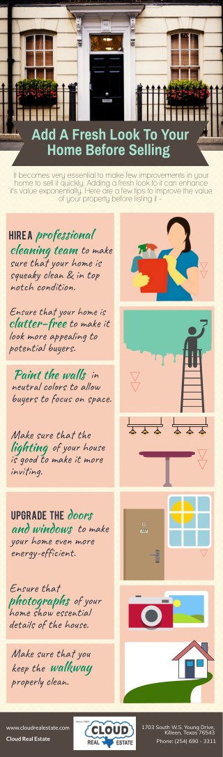 Add A Fresh Look To Your Home Before Selling