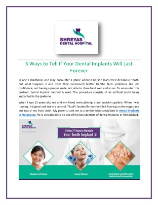 Home Care Tips to Maintain Your Dental Implants