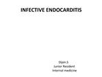 INFECTIVE ENDOCARDITIS