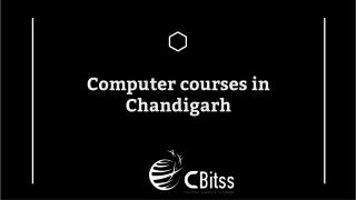 computer courses in Chandigarh