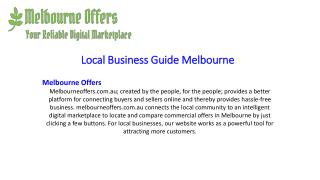 Local Business Guide Melbourne