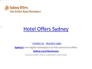 Hotel Offers Sydney