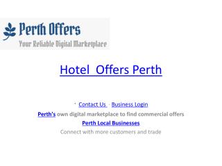 Hotel Offers Perth