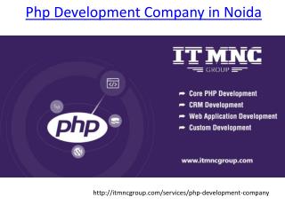 PHP Development Company in Noida