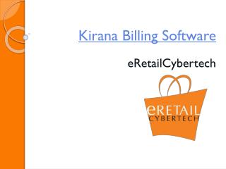 Kirana Billing Software